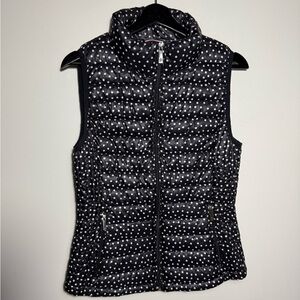 Tommy Hilfiger Black and White Polka Dot Vest size Small